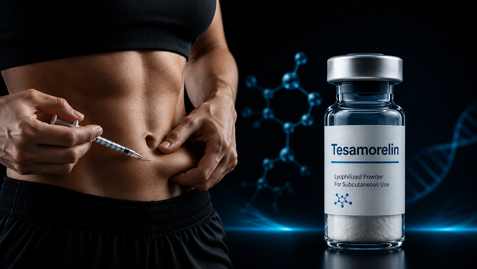 Tesamorelin: o peptídeo liberador de GH aprovado para redução de gordura visceral